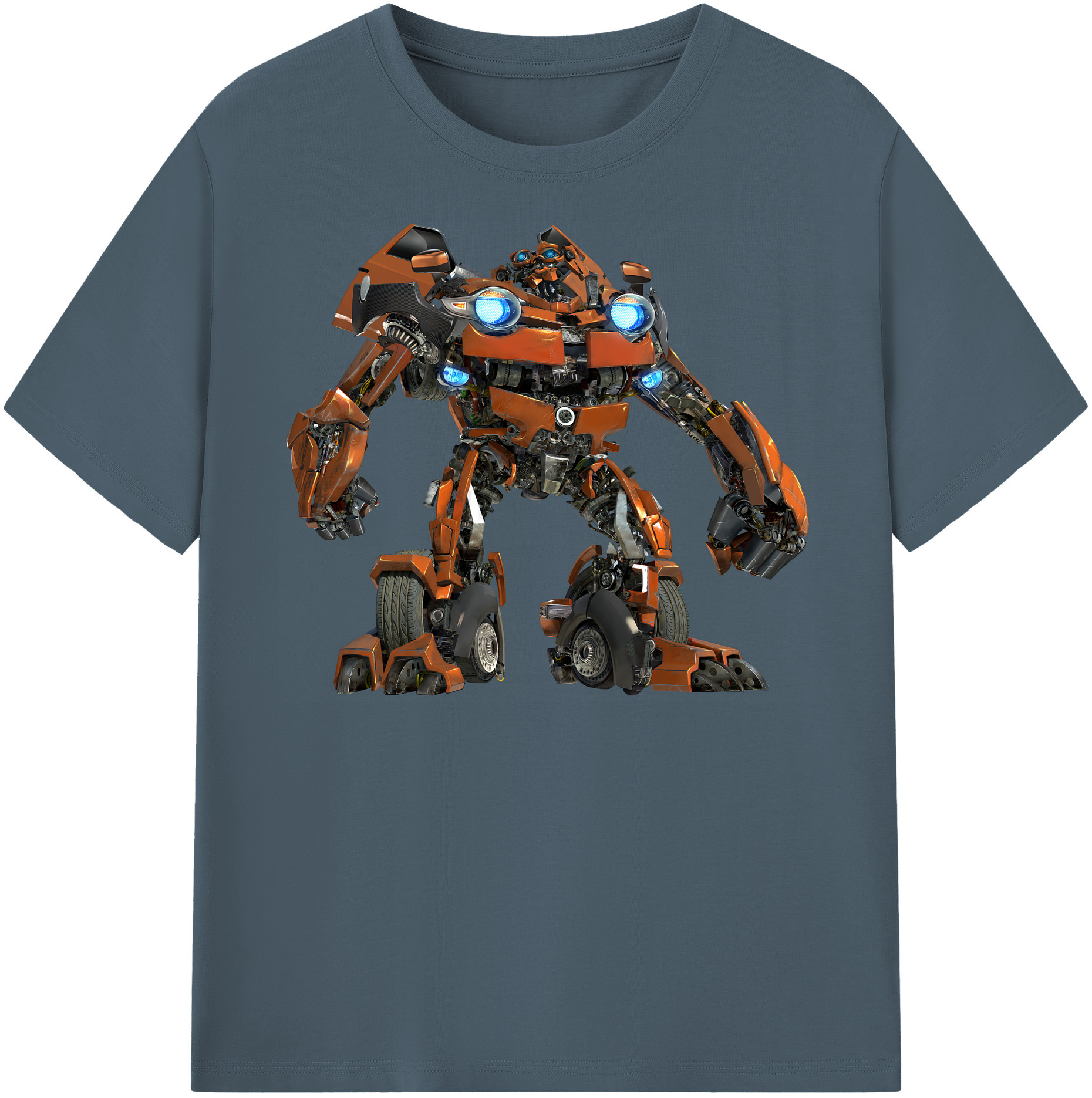 （画像用） Transformers トランスフォーマー 綿100％半袖Tシャツ（フロントプリント）